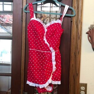 Retro Inspired Bathing Suit.